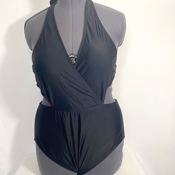 Black Sexy Crisscross Bathing Suit - Picture 1 of 14